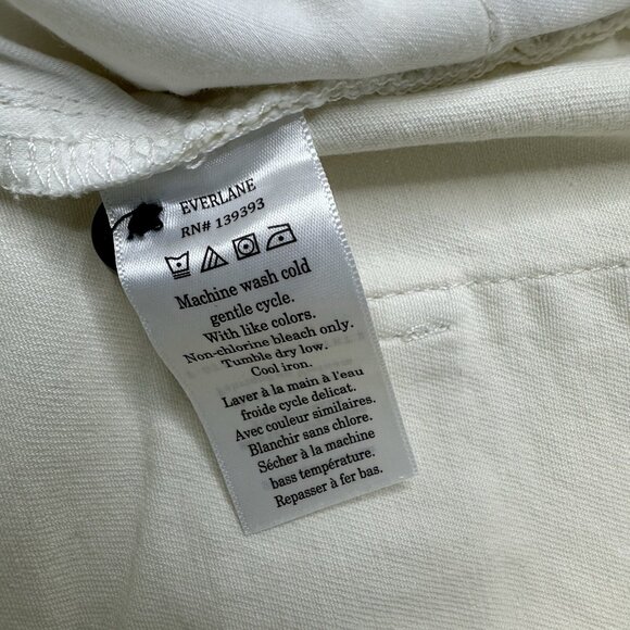 Everlane Women’s NWT Bone The Organic Straight-Leg Minimalist Pant 16/W35.25/L26 - Picture 7 of 12